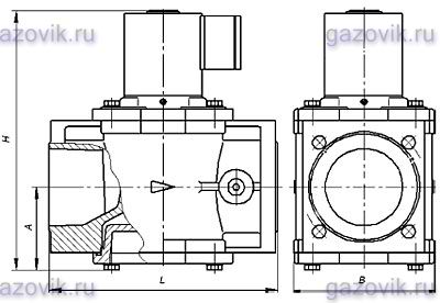 Клапаны фланцевые